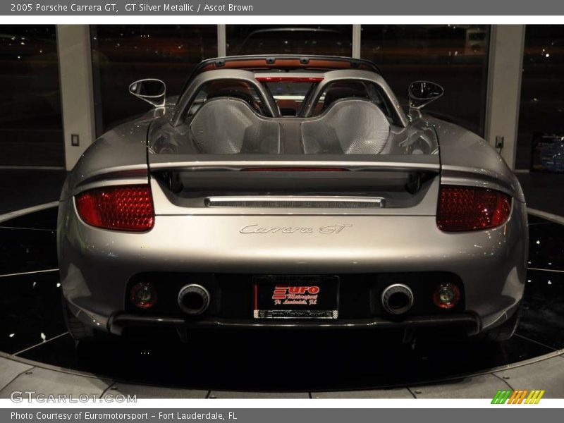 GT Silver Metallic / Ascot Brown 2005 Porsche Carrera GT