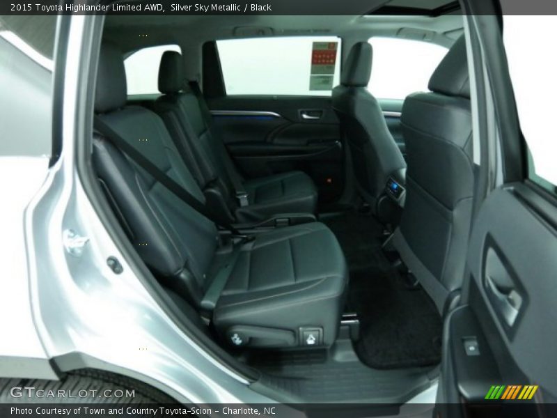 Silver Sky Metallic / Black 2015 Toyota Highlander Limited AWD