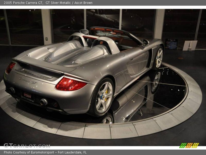 GT Silver Metallic / Ascot Brown 2005 Porsche Carrera GT