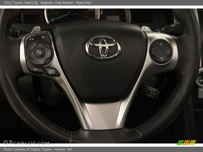 Magnetic Gray Metallic / Black/Ash 2012 Toyota Camry SE