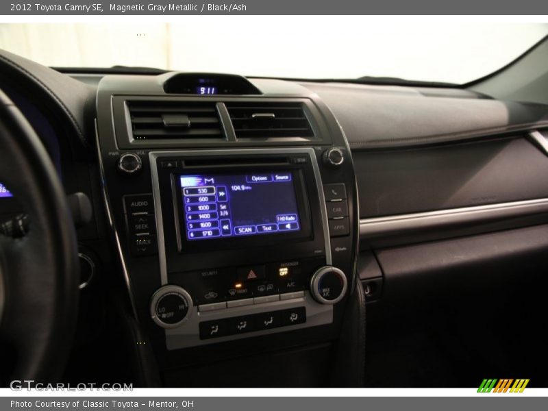 Magnetic Gray Metallic / Black/Ash 2012 Toyota Camry SE