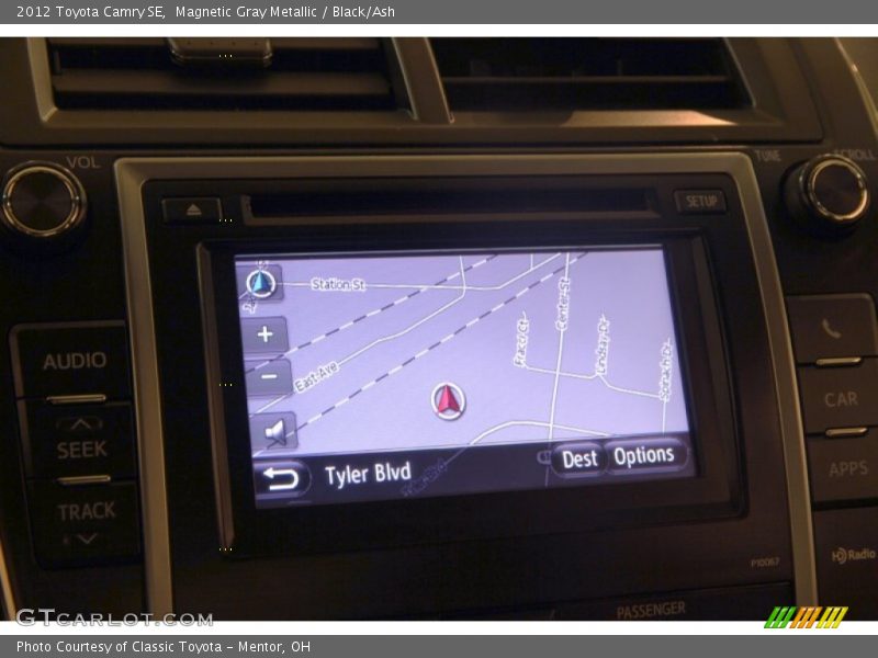 Magnetic Gray Metallic / Black/Ash 2012 Toyota Camry SE