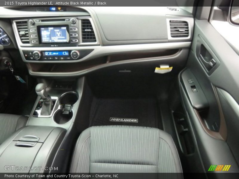 Attitude Black Metallic / Black 2015 Toyota Highlander LE