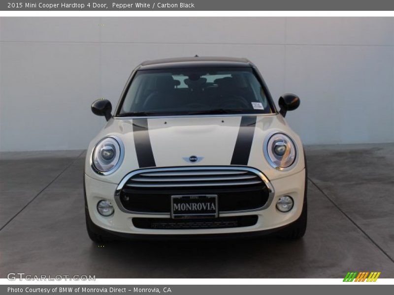 Pepper White / Carbon Black 2015 Mini Cooper Hardtop 4 Door