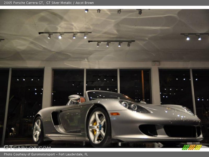 GT Silver Metallic / Ascot Brown 2005 Porsche Carrera GT