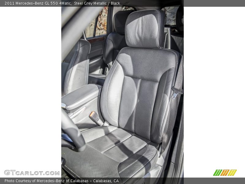 Steel Grey Metallic / Black 2011 Mercedes-Benz GL 550 4Matic