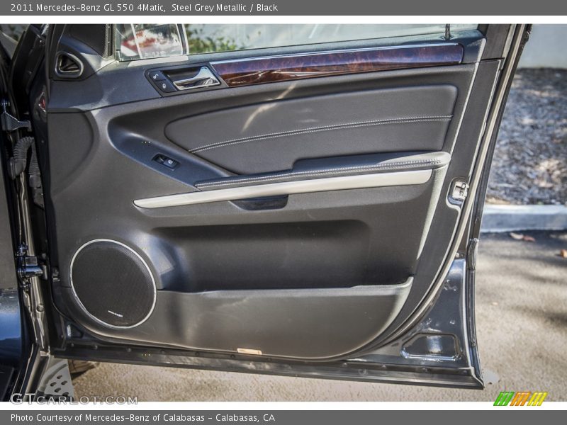 Steel Grey Metallic / Black 2011 Mercedes-Benz GL 550 4Matic