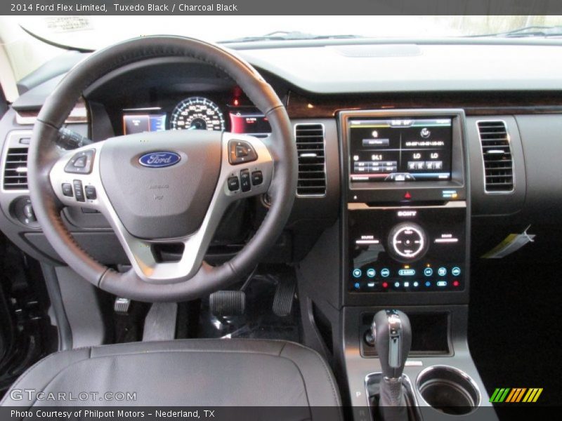 Tuxedo Black / Charcoal Black 2014 Ford Flex Limited