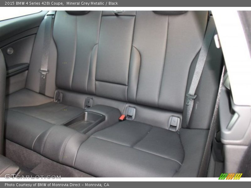 Mineral Grey Metallic / Black 2015 BMW 4 Series 428i Coupe
