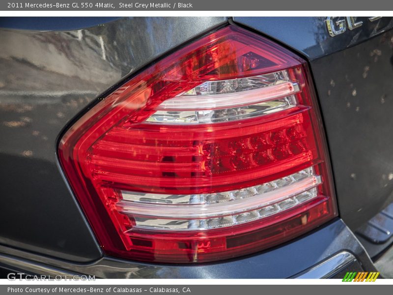 Steel Grey Metallic / Black 2011 Mercedes-Benz GL 550 4Matic