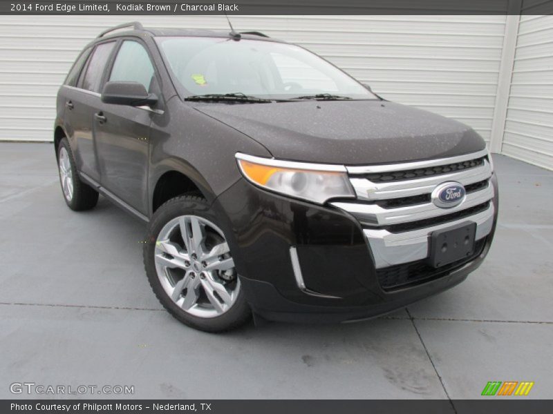 Kodiak Brown / Charcoal Black 2014 Ford Edge Limited