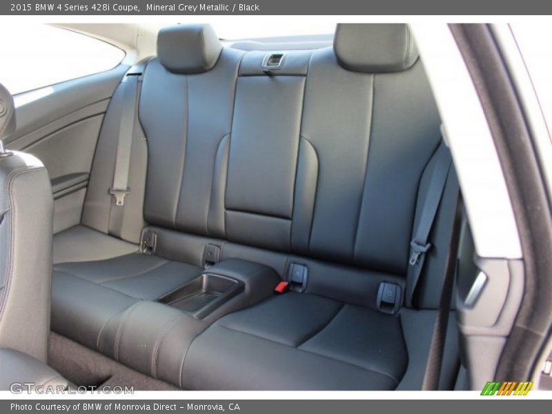 Mineral Grey Metallic / Black 2015 BMW 4 Series 428i Coupe