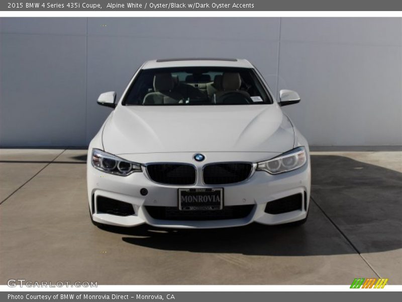 Alpine White / Oyster/Black w/Dark Oyster Accents 2015 BMW 4 Series 435i Coupe