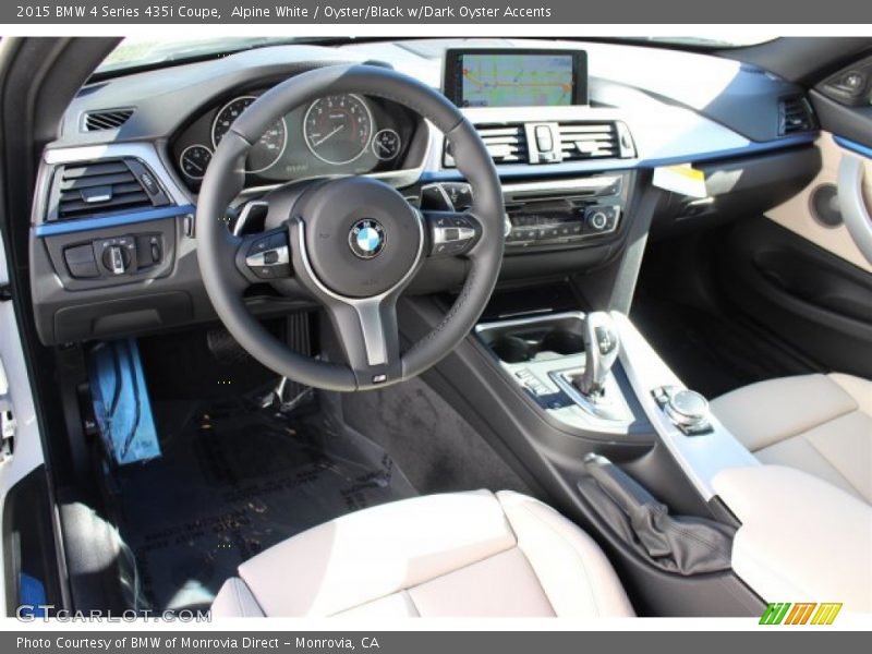 Alpine White / Oyster/Black w/Dark Oyster Accents 2015 BMW 4 Series 435i Coupe