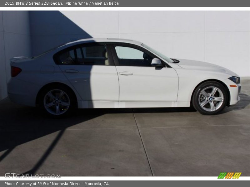 Alpine White / Venetian Beige 2015 BMW 3 Series 328i Sedan