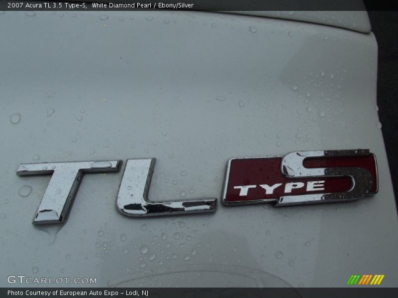 White Diamond Pearl / Ebony/Silver 2007 Acura TL 3.5 Type-S