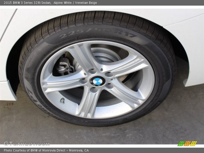 Alpine White / Venetian Beige 2015 BMW 3 Series 328i Sedan
