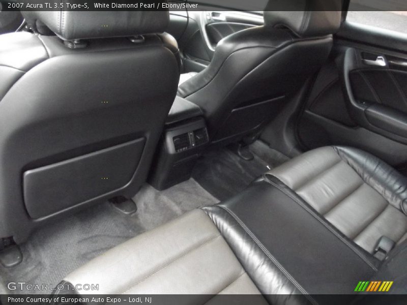 White Diamond Pearl / Ebony/Silver 2007 Acura TL 3.5 Type-S