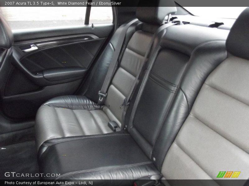 White Diamond Pearl / Ebony/Silver 2007 Acura TL 3.5 Type-S