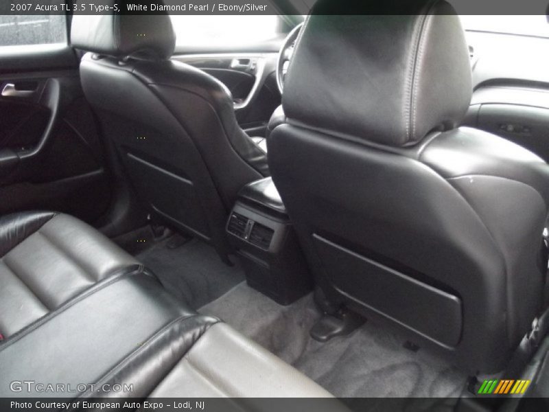 White Diamond Pearl / Ebony/Silver 2007 Acura TL 3.5 Type-S