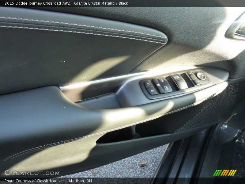 Granite Crystal Metallic / Black 2015 Dodge Journey Crossroad AWD