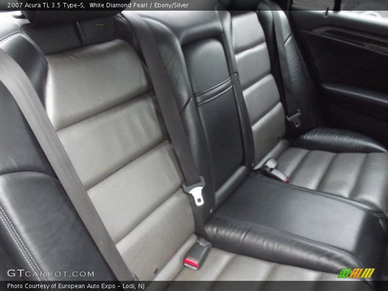 White Diamond Pearl / Ebony/Silver 2007 Acura TL 3.5 Type-S