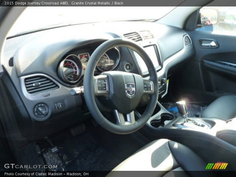 Granite Crystal Metallic / Black 2015 Dodge Journey Crossroad AWD