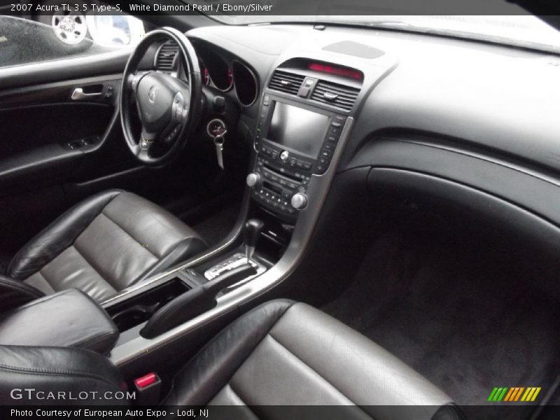 White Diamond Pearl / Ebony/Silver 2007 Acura TL 3.5 Type-S