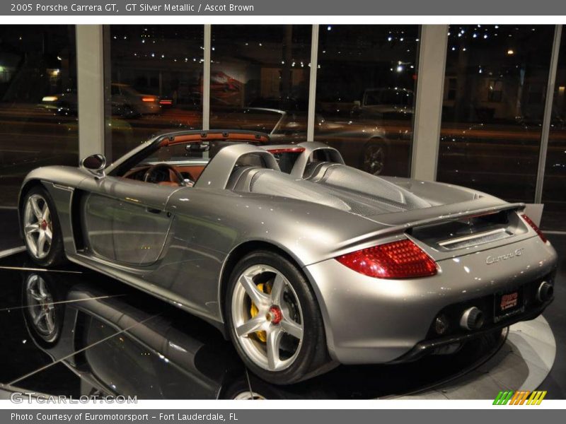 GT Silver Metallic / Ascot Brown 2005 Porsche Carrera GT
