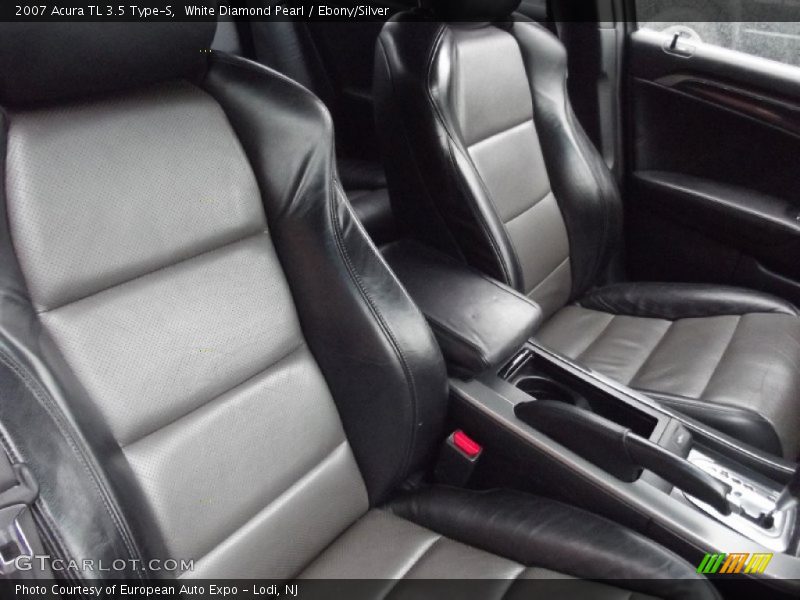 White Diamond Pearl / Ebony/Silver 2007 Acura TL 3.5 Type-S