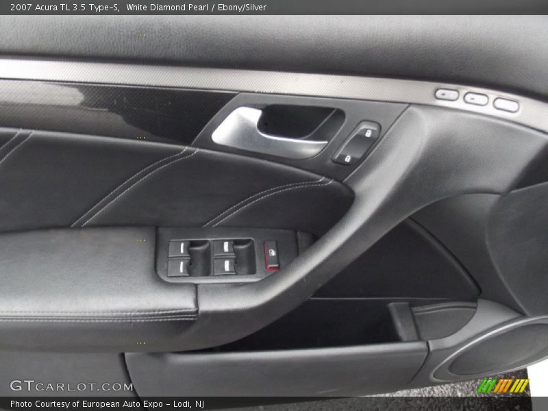 White Diamond Pearl / Ebony/Silver 2007 Acura TL 3.5 Type-S