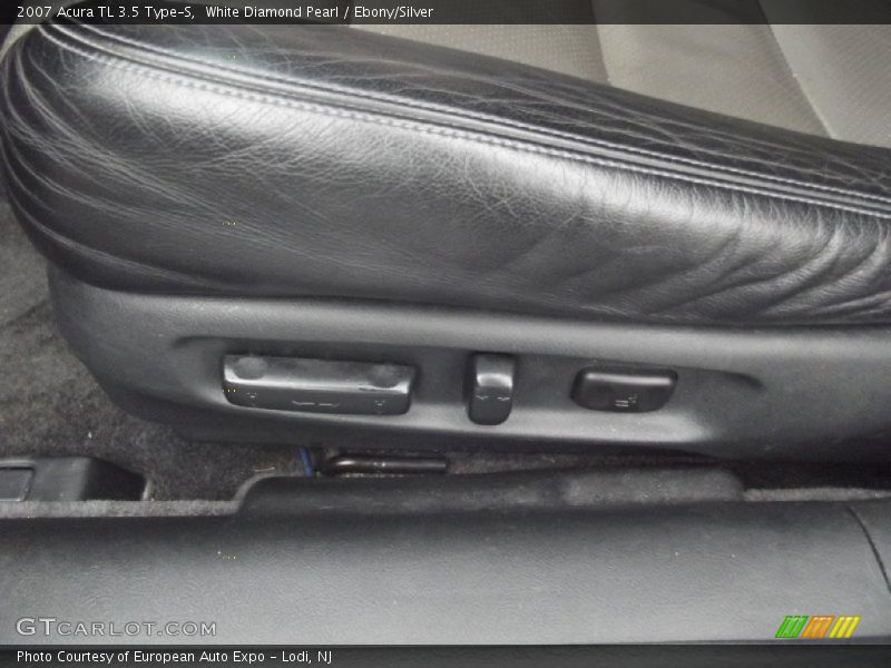 White Diamond Pearl / Ebony/Silver 2007 Acura TL 3.5 Type-S