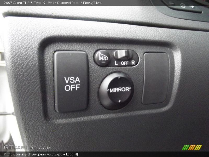 White Diamond Pearl / Ebony/Silver 2007 Acura TL 3.5 Type-S