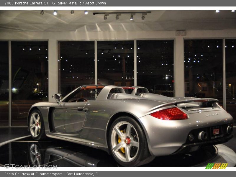 GT Silver Metallic / Ascot Brown 2005 Porsche Carrera GT