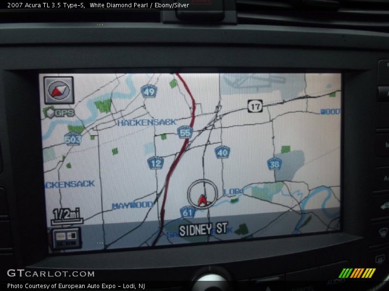 White Diamond Pearl / Ebony/Silver 2007 Acura TL 3.5 Type-S