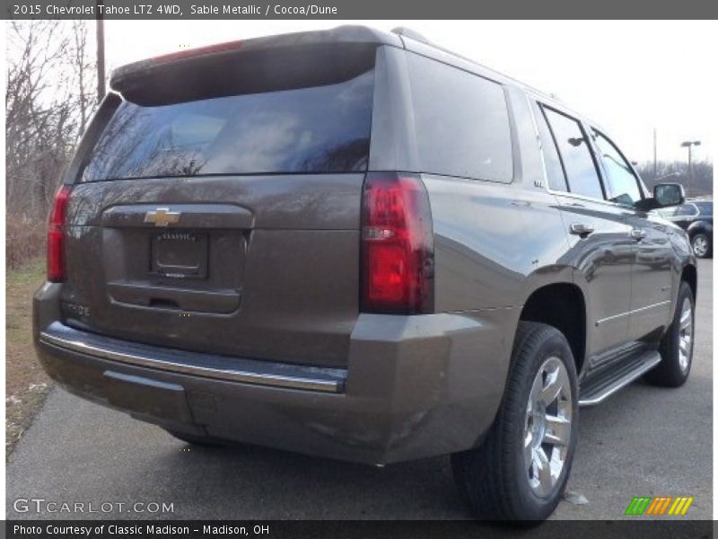 Sable Metallic / Cocoa/Dune 2015 Chevrolet Tahoe LTZ 4WD