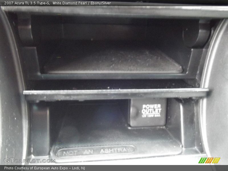 White Diamond Pearl / Ebony/Silver 2007 Acura TL 3.5 Type-S