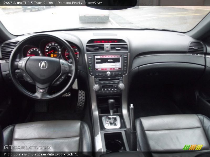White Diamond Pearl / Ebony/Silver 2007 Acura TL 3.5 Type-S