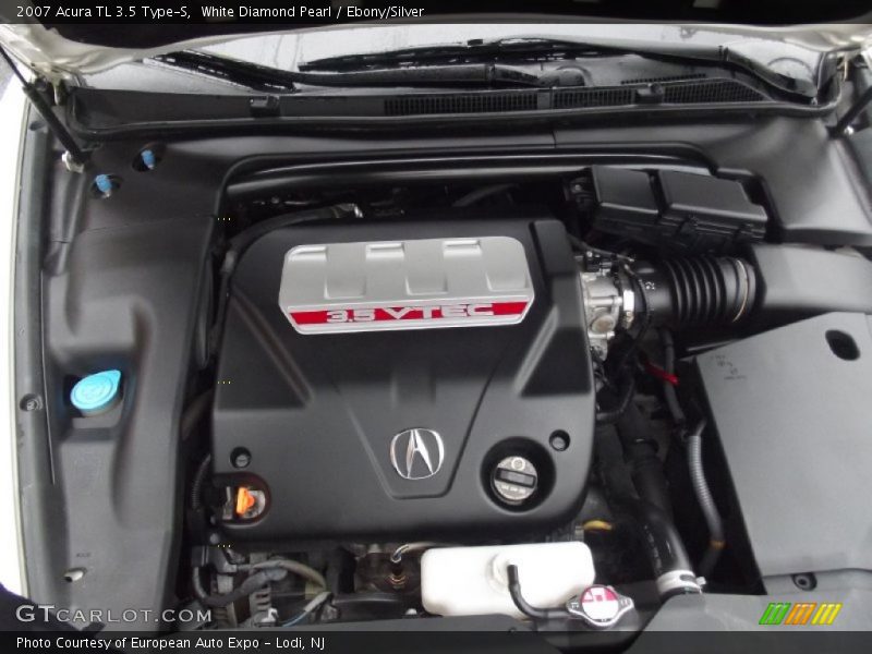 White Diamond Pearl / Ebony/Silver 2007 Acura TL 3.5 Type-S
