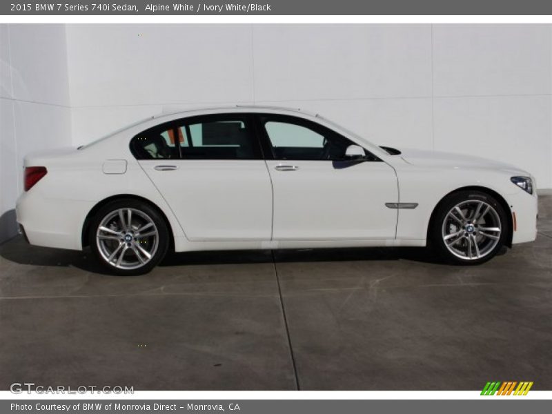 Alpine White / Ivory White/Black 2015 BMW 7 Series 740i Sedan