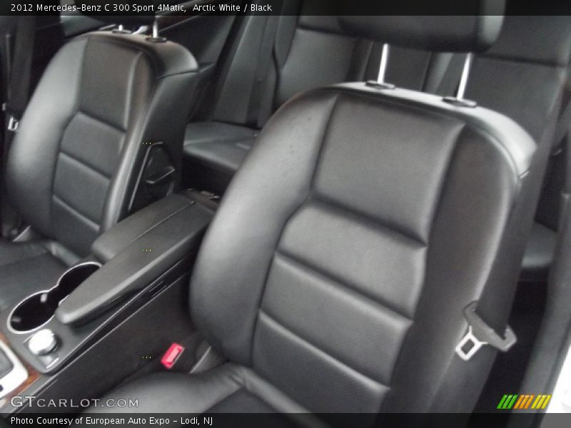 Arctic White / Black 2012 Mercedes-Benz C 300 Sport 4Matic