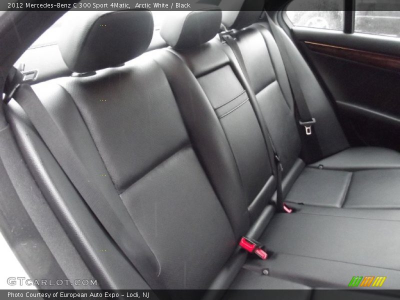 Arctic White / Black 2012 Mercedes-Benz C 300 Sport 4Matic