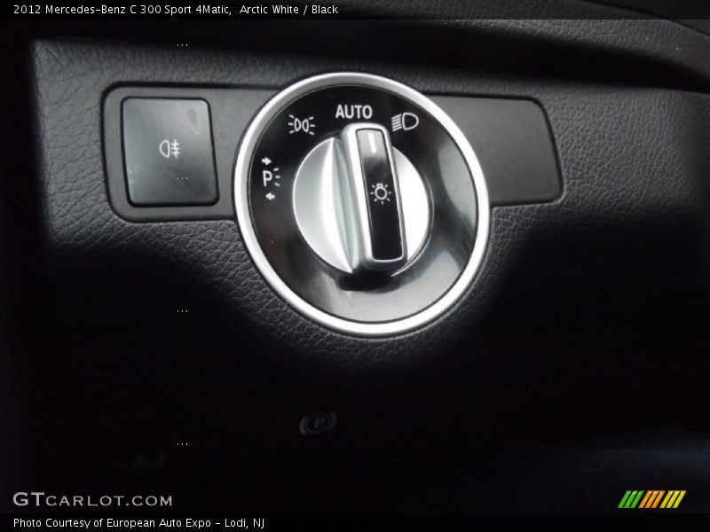 Arctic White / Black 2012 Mercedes-Benz C 300 Sport 4Matic