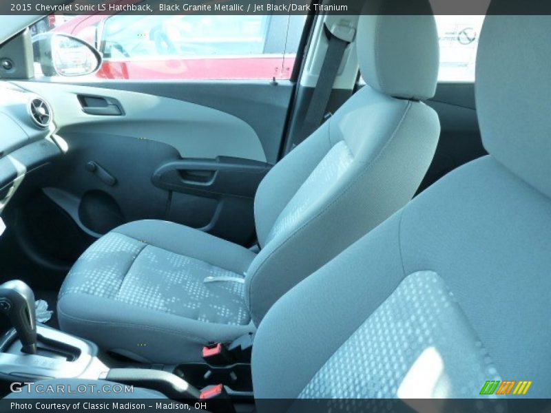 Black Granite Metallic / Jet Black/Dark Titanium 2015 Chevrolet Sonic LS Hatchback