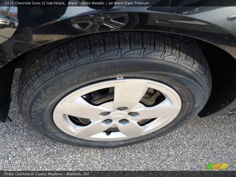 Black Granite Metallic / Jet Black/Dark Titanium 2015 Chevrolet Sonic LS Hatchback