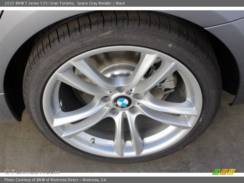Space Gray Metallic / Black 2015 BMW 5 Series 535i Gran Turismo