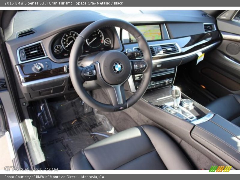 Space Gray Metallic / Black 2015 BMW 5 Series 535i Gran Turismo