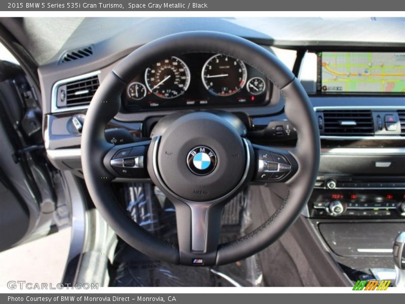 Space Gray Metallic / Black 2015 BMW 5 Series 535i Gran Turismo