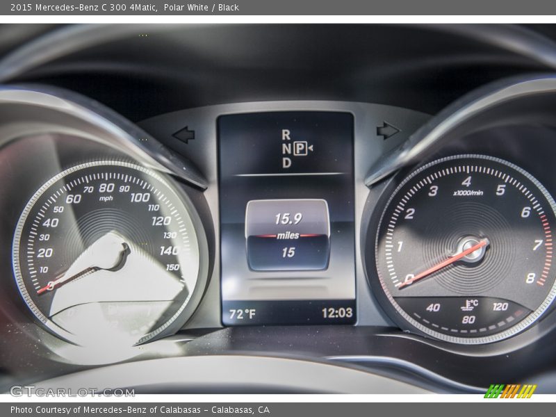 Polar White / Black 2015 Mercedes-Benz C 300 4Matic