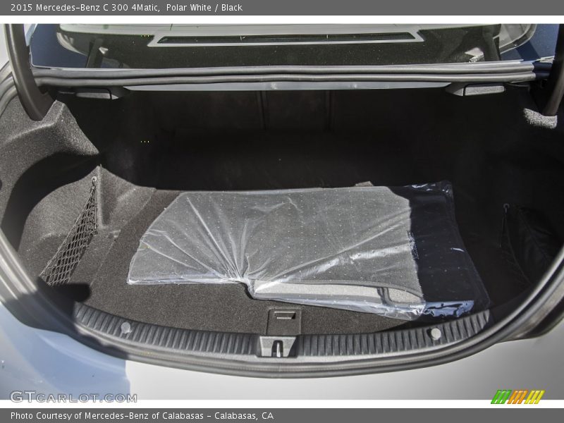 Polar White / Black 2015 Mercedes-Benz C 300 4Matic